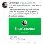 Begging for more money. $25,000 wasn't enough!