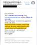 Fake email address used 