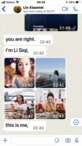 Admitting she is not lin