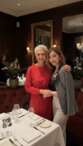 With her mom 