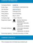 Coinftx doing business as Gemini Pro incorporated in Colorado