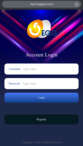 Login screen