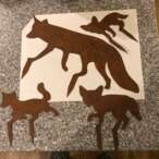 Fox silhouettes 
