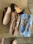 Three pairs of yeach!