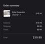 Order placed
