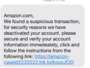 scam message