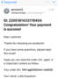 There it’s advised to open the ”order number” -> which may be a virus program!!!