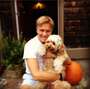 His dog