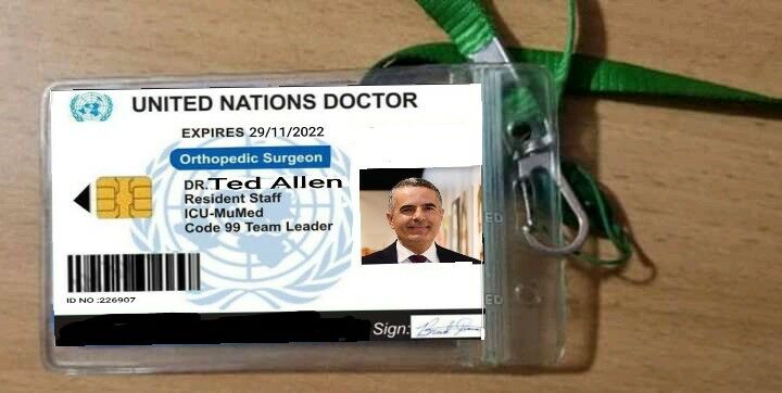 United Nation Doctor Id Card