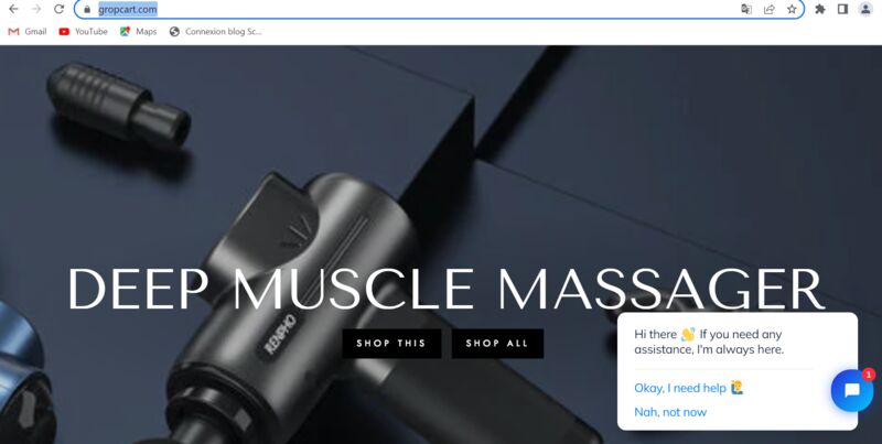 gropcart.com | Fraudulent website