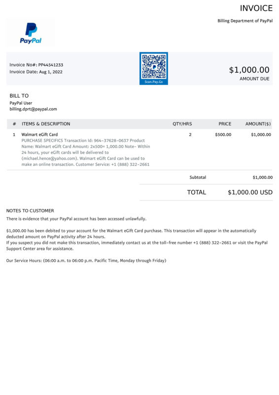 paypal add walmart gift card