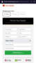 The final website asks for personal info.