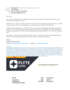 Fraud letterhead
