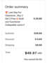 My order receipt