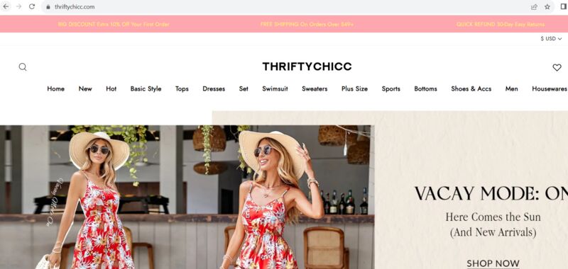 Thriftychicc.com | Thriftychicc@wiennur.com | Thriftychicc | 1 report ...