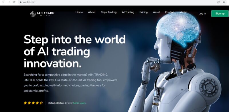 Aimtrd.com | Aim Trading Limited / Aim Trade Limited | 1 report
