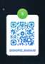 The qr code of their telegram